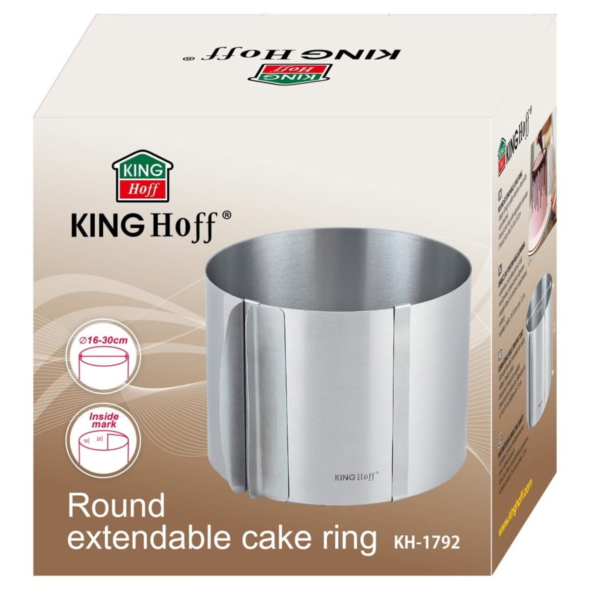 Tortownica Rant Obręcz Do Tortów 12 Cm Kinghoff