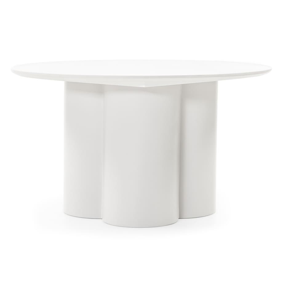 Stolik kawowy MDF szaro-beżowy 80 cm Valli