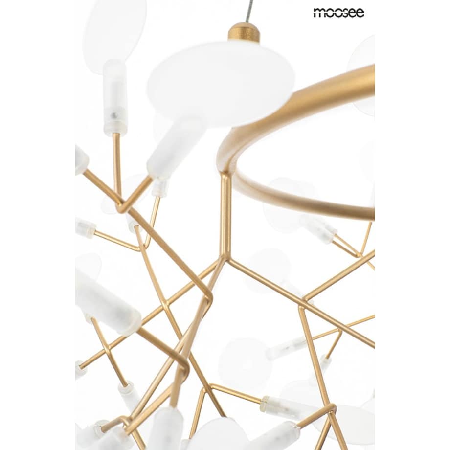 Lampa wisząca Flora MSE010100217 do salonu LED 64,8W złota