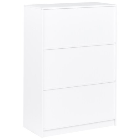 Regał na książki 3 półki ZEHNA 117 cm Biały
