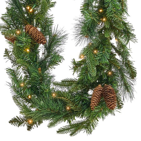 Świąteczna girlanda LED KAMERUN 270 cm Zielony
