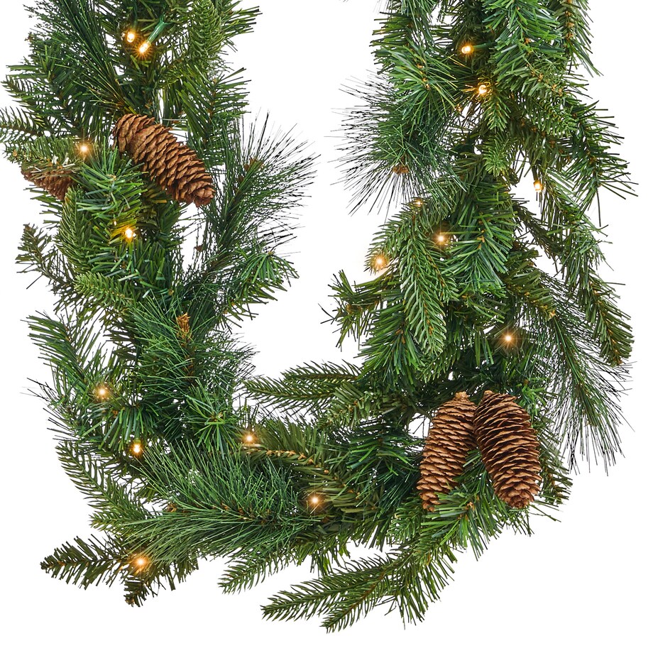 Świąteczna girlanda LED KAMERUN 270 cm Zielony