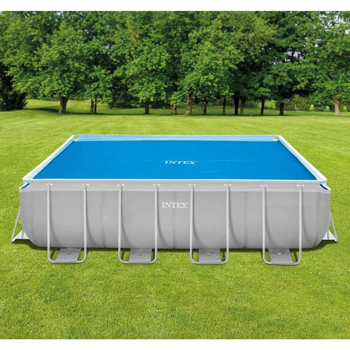 Intex Solarna plandeka na basen, niebieska, 476x234 cm, polietylen