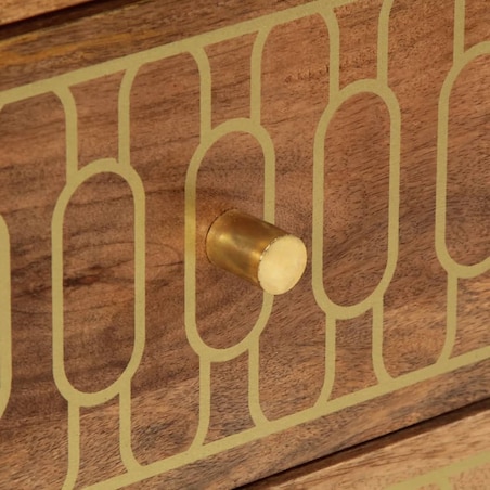 vidaXL Szafka nocna, 50x33x62 cm, lite drewno mango