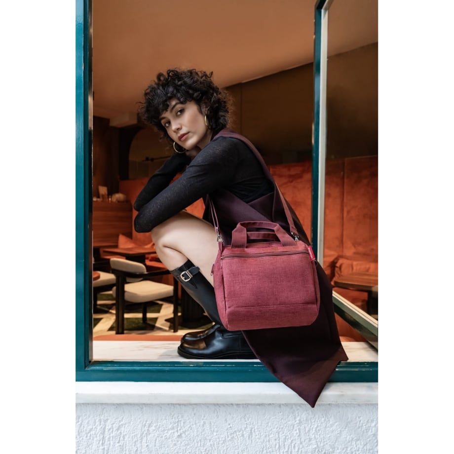 Torba ALLROUNDER CROSS, twist maroon