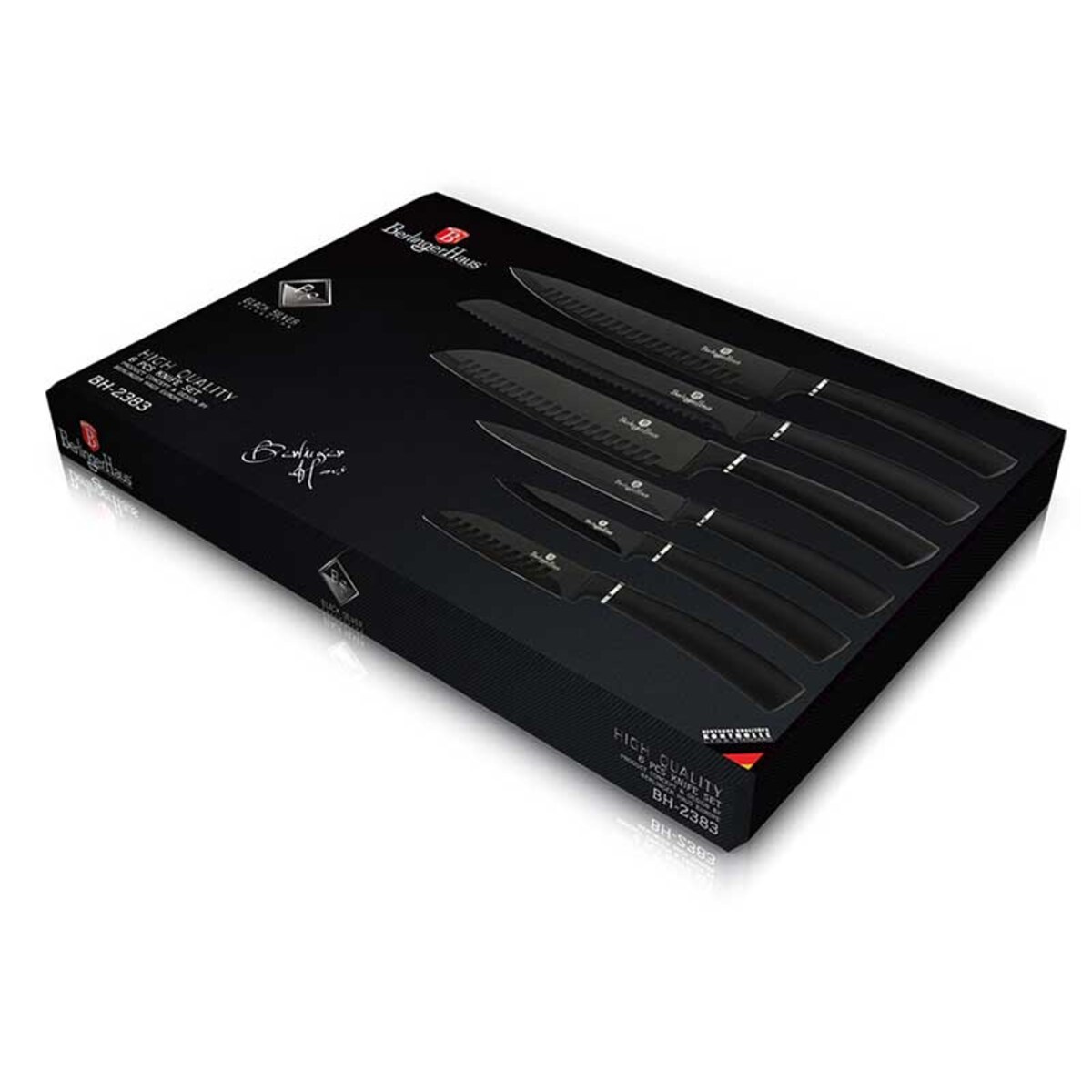 Zestaw noży 6 elementów BERLINGER HAUS Black Silver