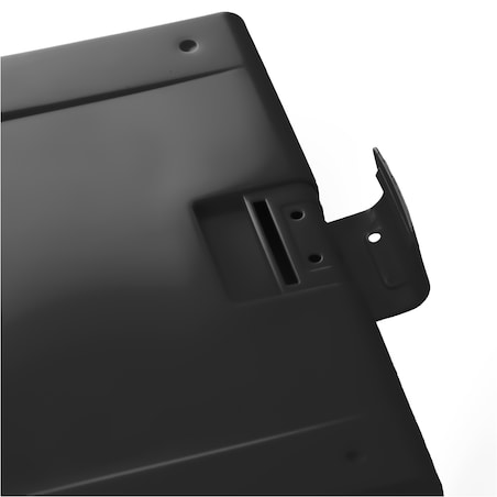 Segregator A4 Na Dokumenty Stojący 5 Cm Wąski Plastikowy Nowoczesny Czarny