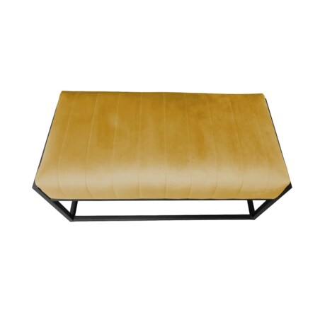 Ławka LILU MG VELVET musztardowa/curry