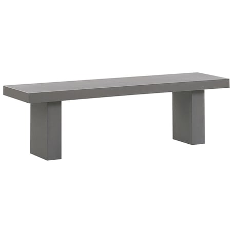 Ławka ogrodowa TARANTO 150 cm Beton Szary