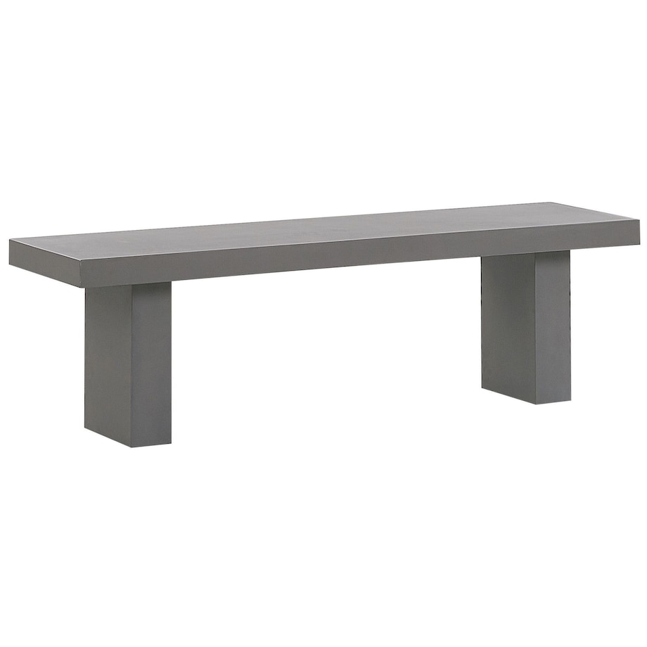 Ławka ogrodowa TARANTO 150 cm Beton Szary