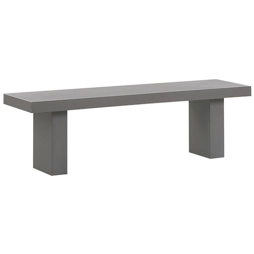 Ławka ogrodowa TARANTO 150 cm Beton Szary