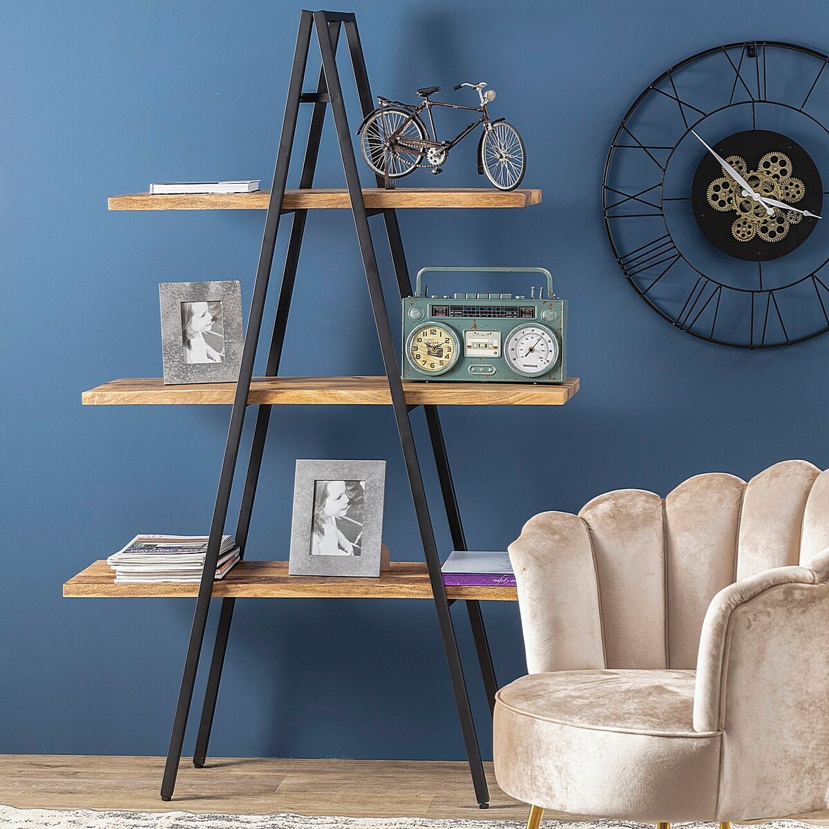 Regał - drabinka Loft, 120 x 40 x 173 cm