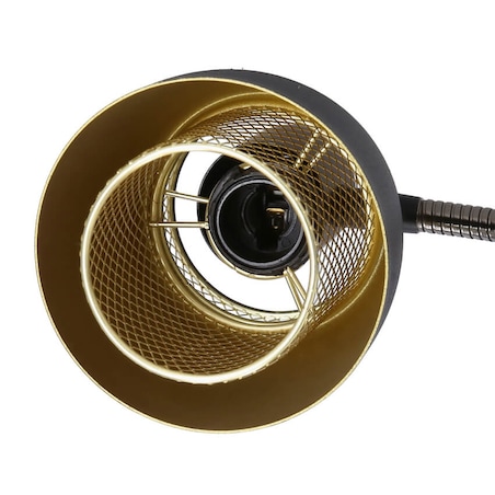 Regulowana lampka biurkowa Aleksandria 41-13774 Candellux złota czarna