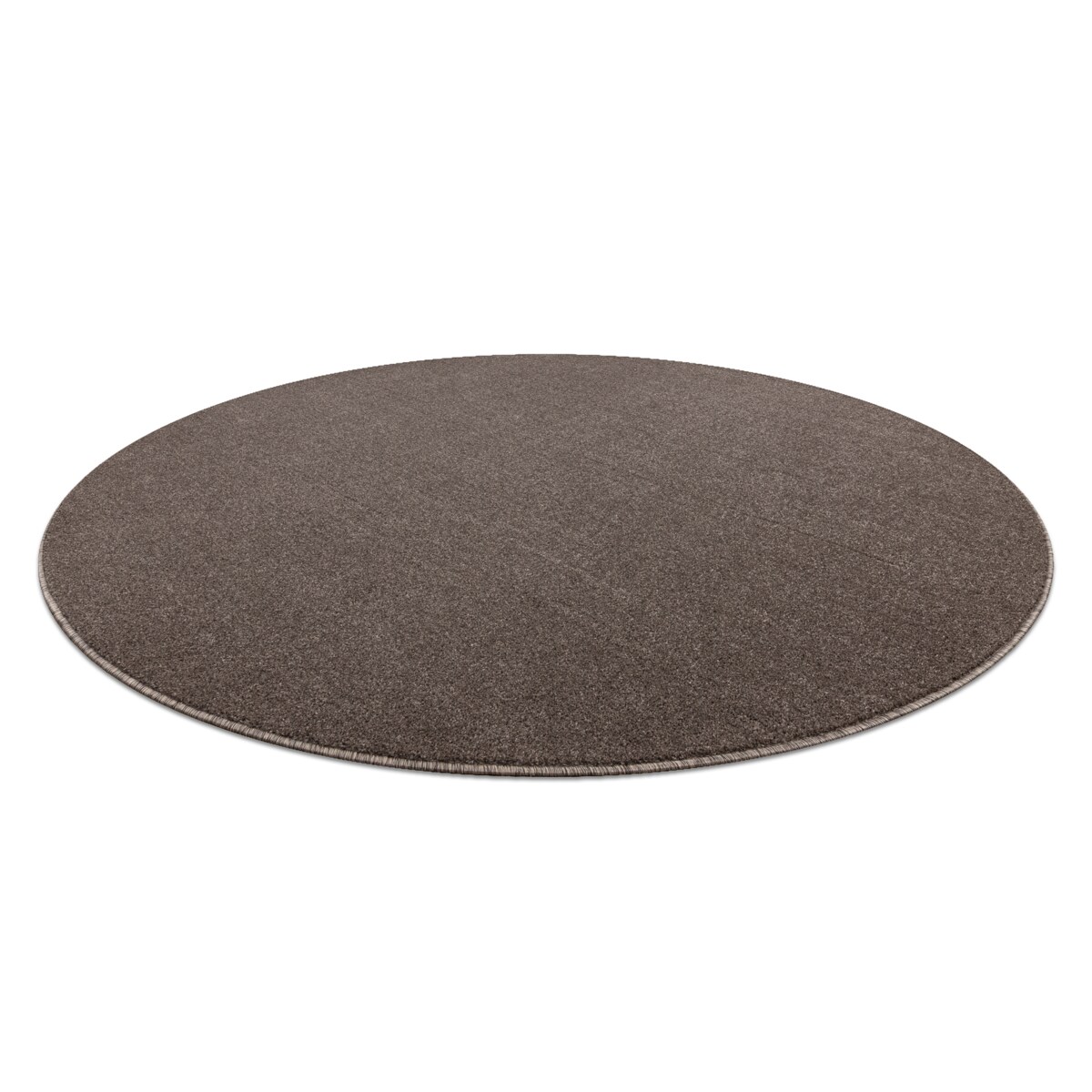 Dywan ETON PLUS koło mocca Melanż brązowy koło 100 cm