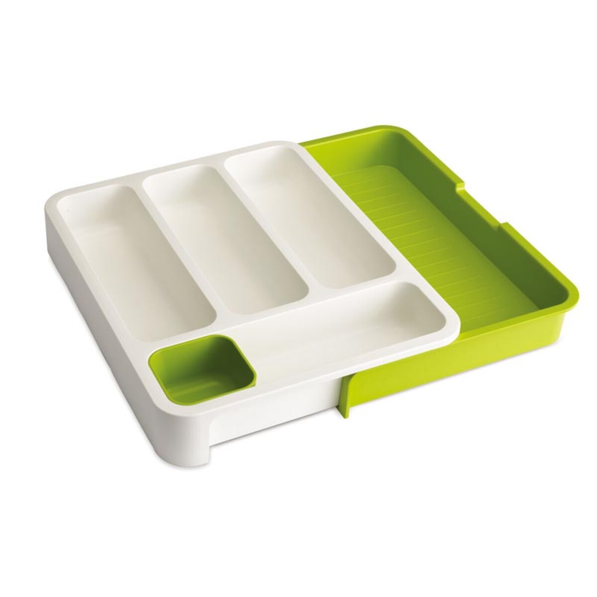 Organizer na sztućce biało-zielony, 36.5 x 28 x 5.5 cm, Joseph Joseph