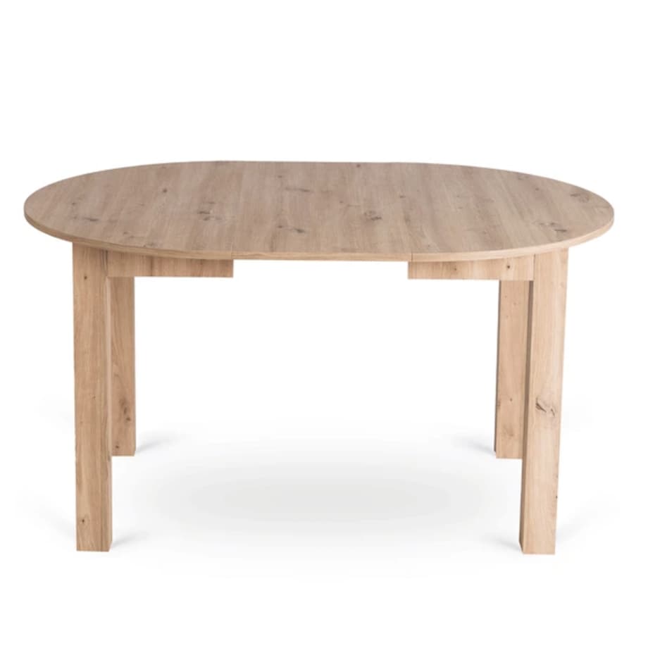 Stół okrągły rozkładany do jadalni artisan 102-142 cm HARRY