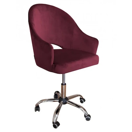 Fotel JENISEJ VELVET śliwkowy