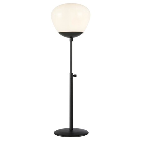 Lampka na biurko Rise 108545 Markslojd metalowa szklana czarna biała