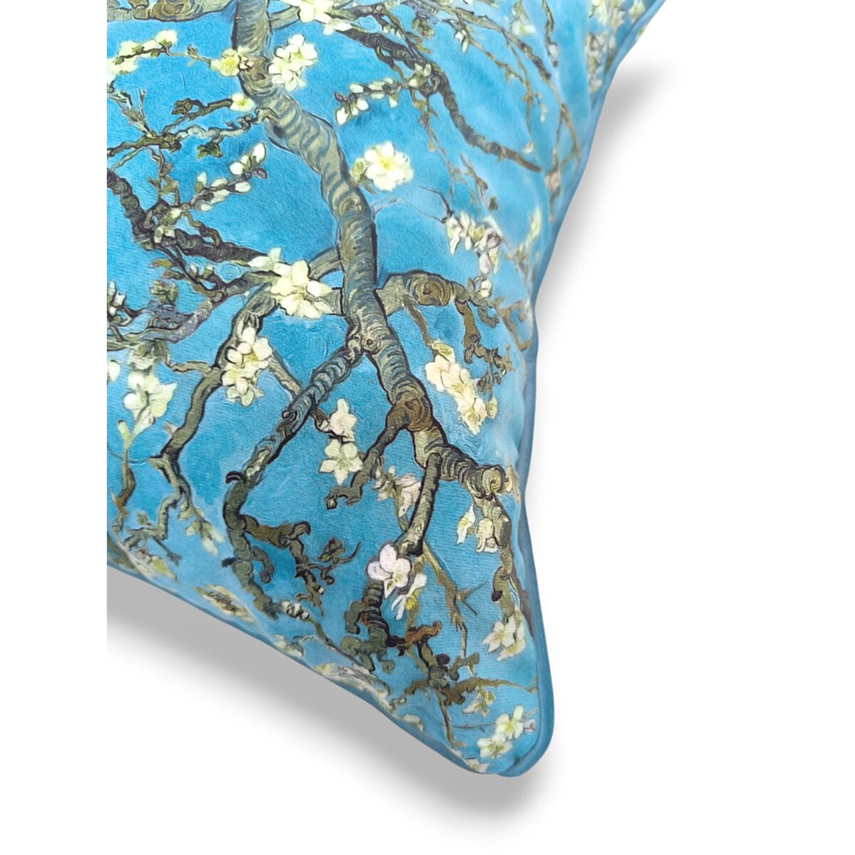 Kremowo turkusowy zestaw poduszek dekoracyjnych Sigrid Sakura