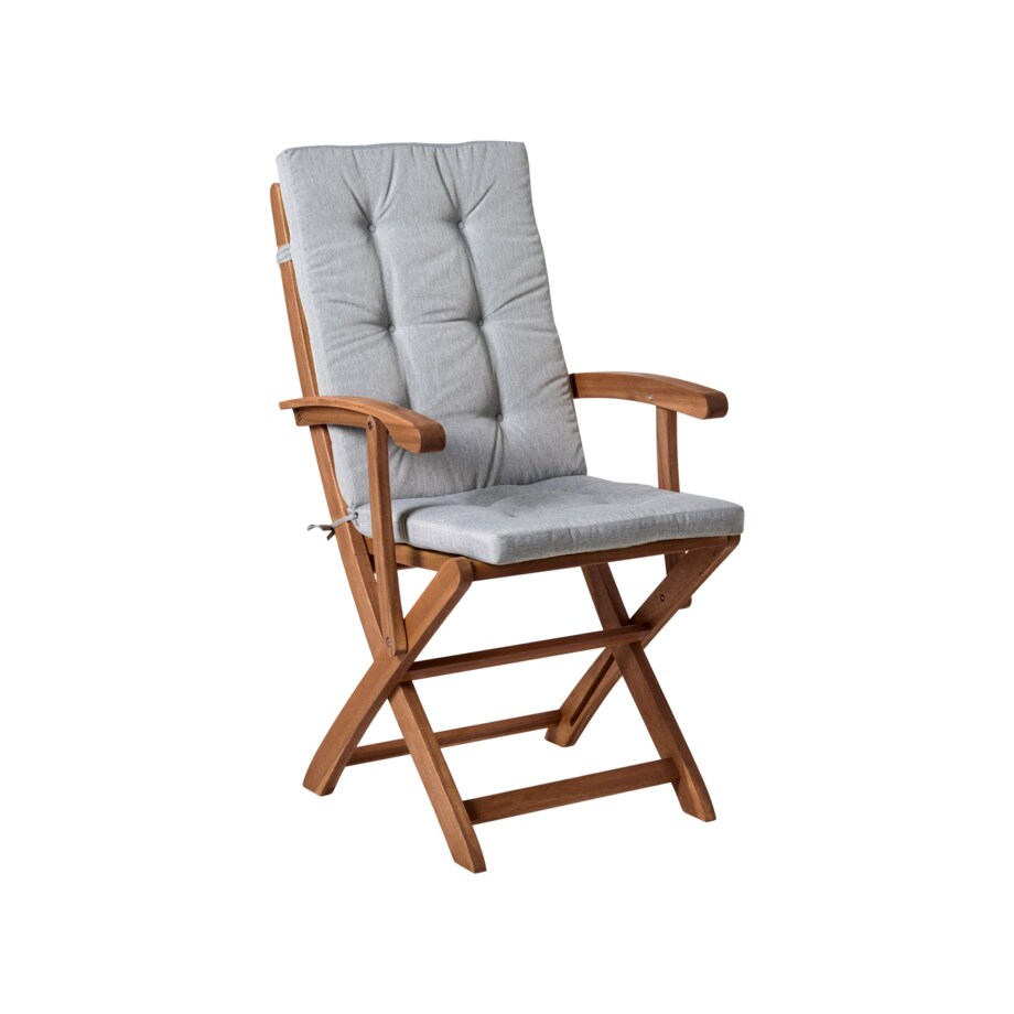 Zestaw ogrodowy dla 8 osób MAUI PREMIUM Drewno akacjowe Szary