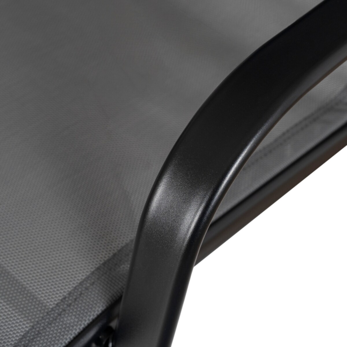 Zestaw Mebli Ogrodowych Na Taras Ogród Komplet Textilene Szary MINNESOTA