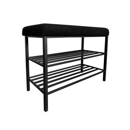 Stojak na buty z siedziskiem GAJA POSO-135 czarny