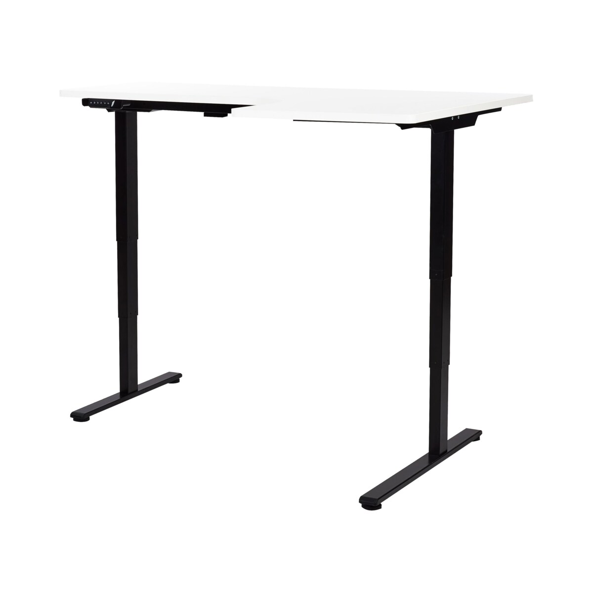 Biurko regulowane Elektryczny Prawostronny Biały DESTINES