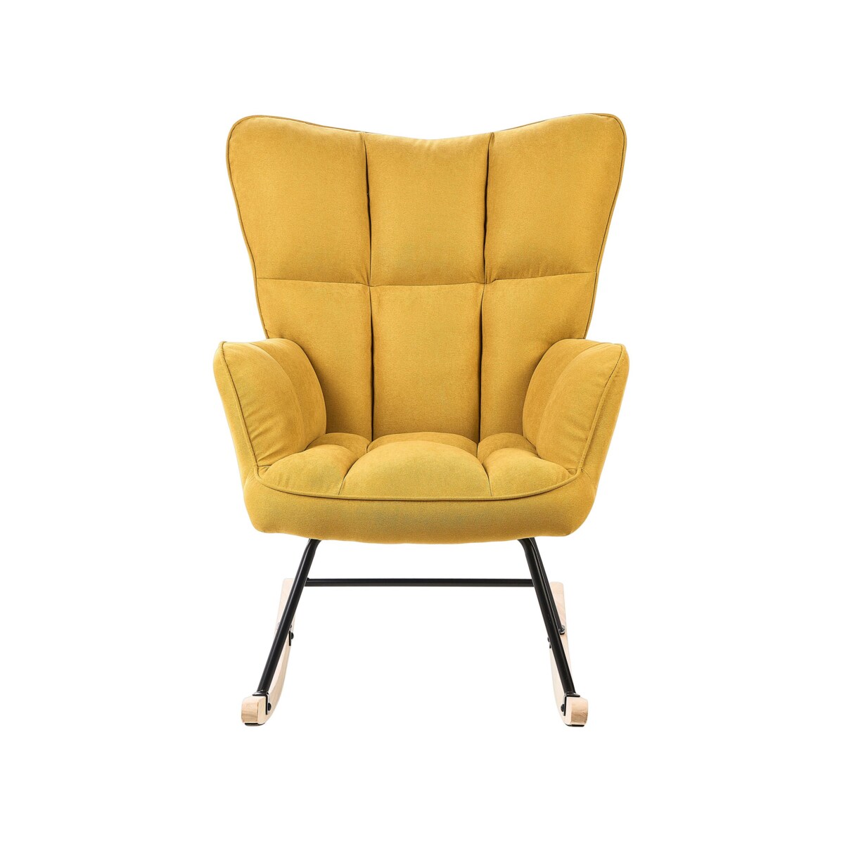 Fotel bujany żółty OULU