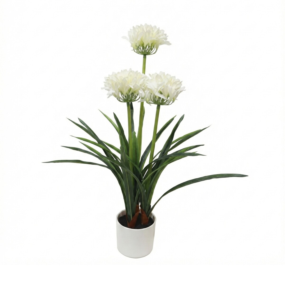 Sztuczny kwiat w doniczce Agapant, 50 x 80 cm