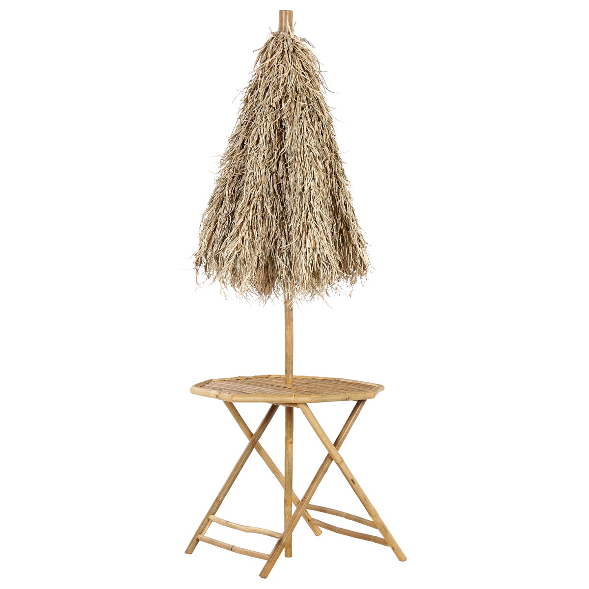 Stolik bistro MOLISE 85 cm 85 cm Bambus Jasnobrązowy