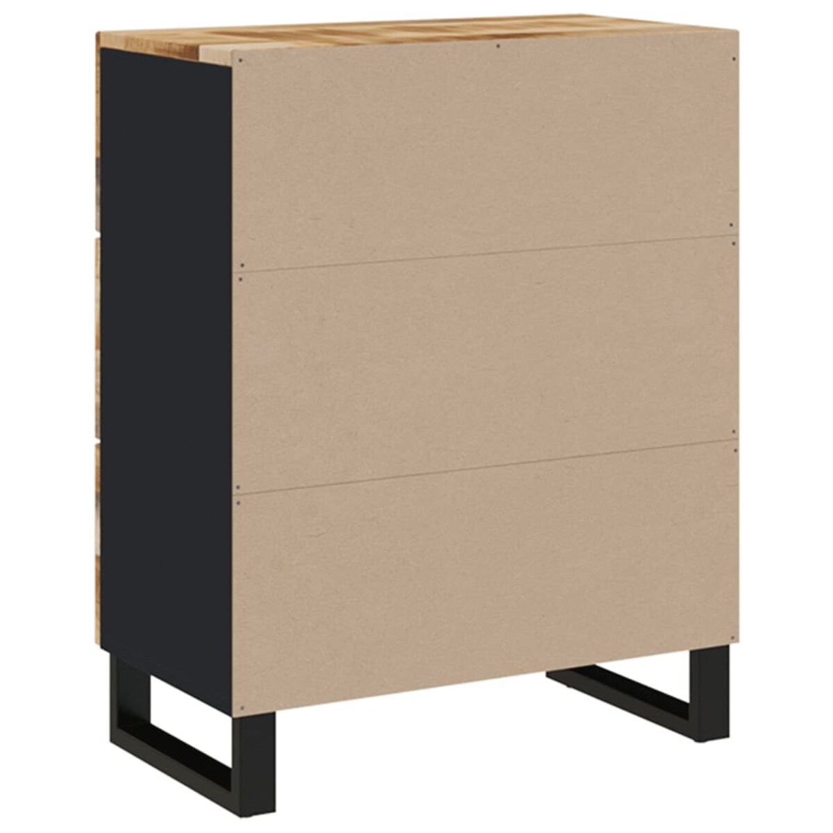 vidaXL Szafka, 60x33x75 cm, lite drewno mango