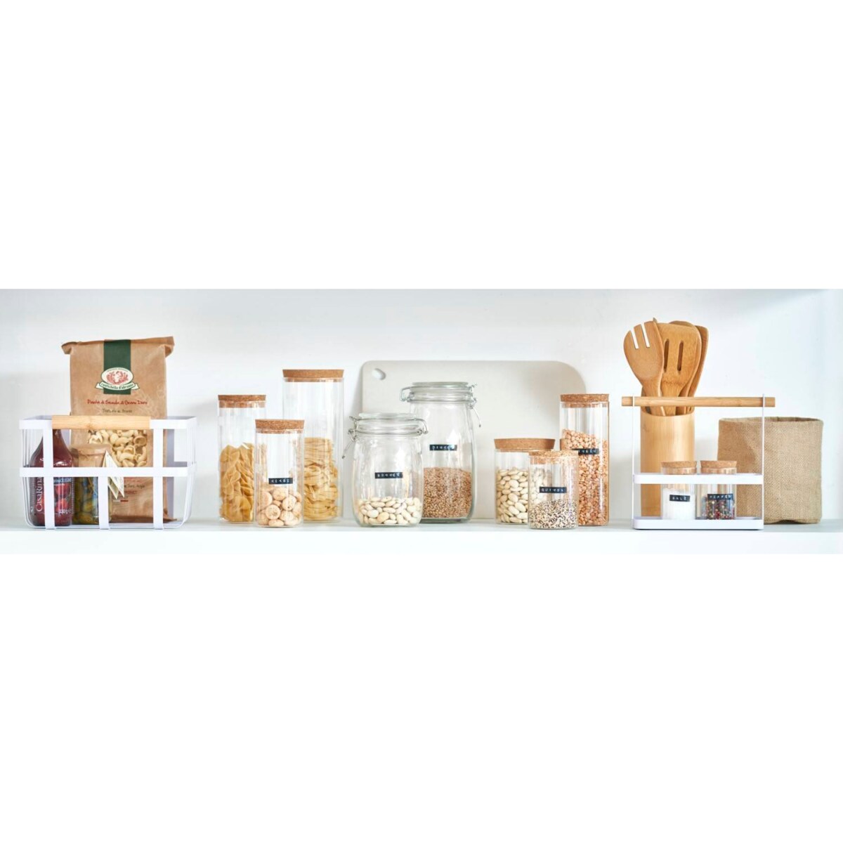 Pojemnik dekoracyjny na produkty sypkie, słoik szklany - 400 ml, ZELLER