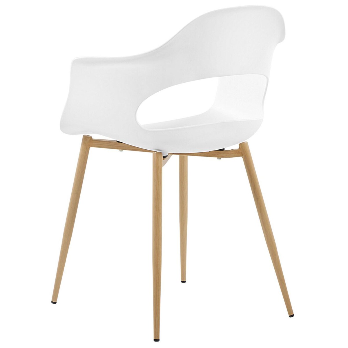 Zestaw 2 krzeseł do jadalni UTICA Biały