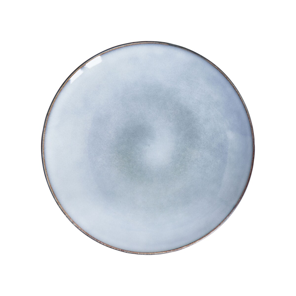 Zestaw 4 dużych talerzy JUNIPER Kamionka Błękitny