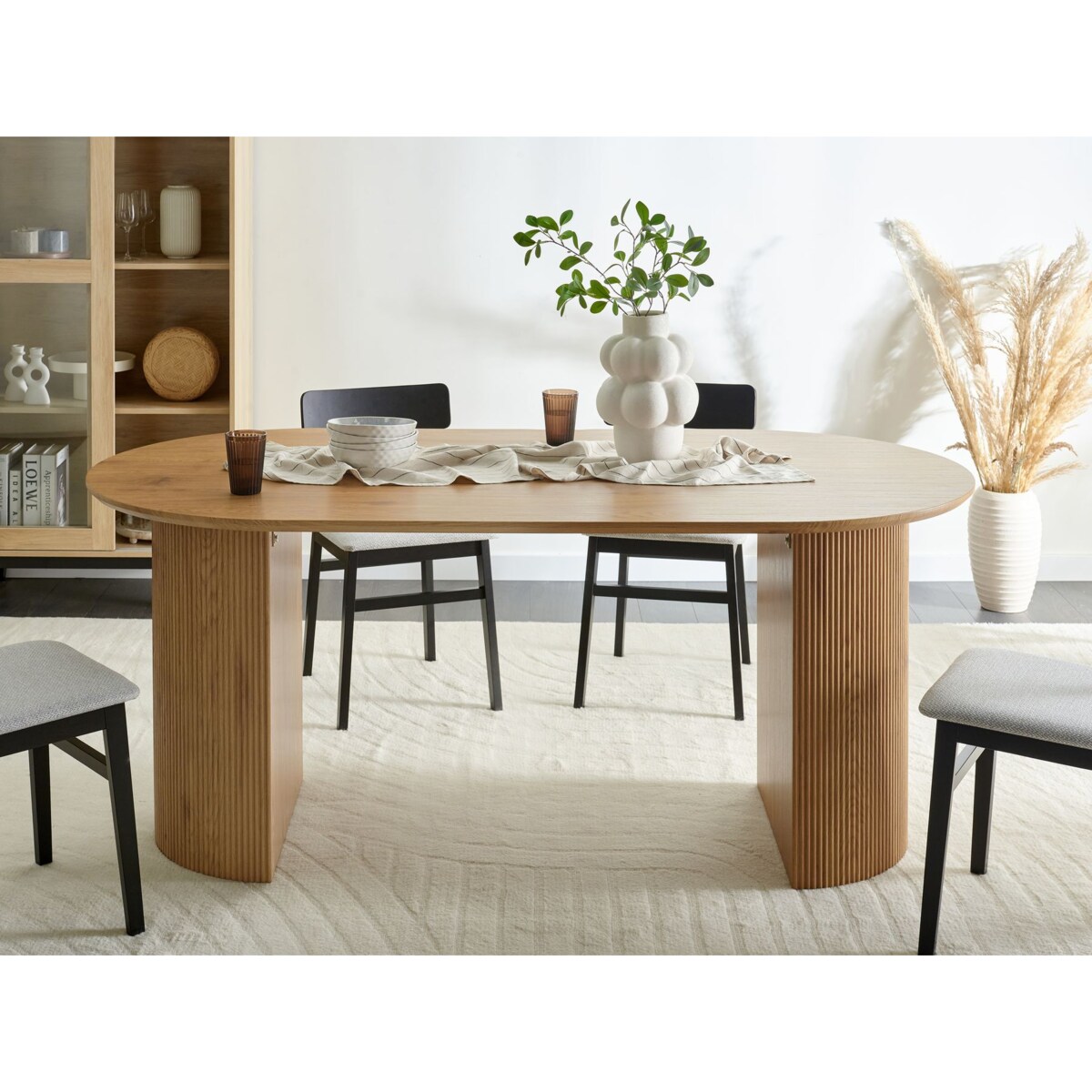 Stół do jadalni 180 x 90 cm jasne drewno SAVORY