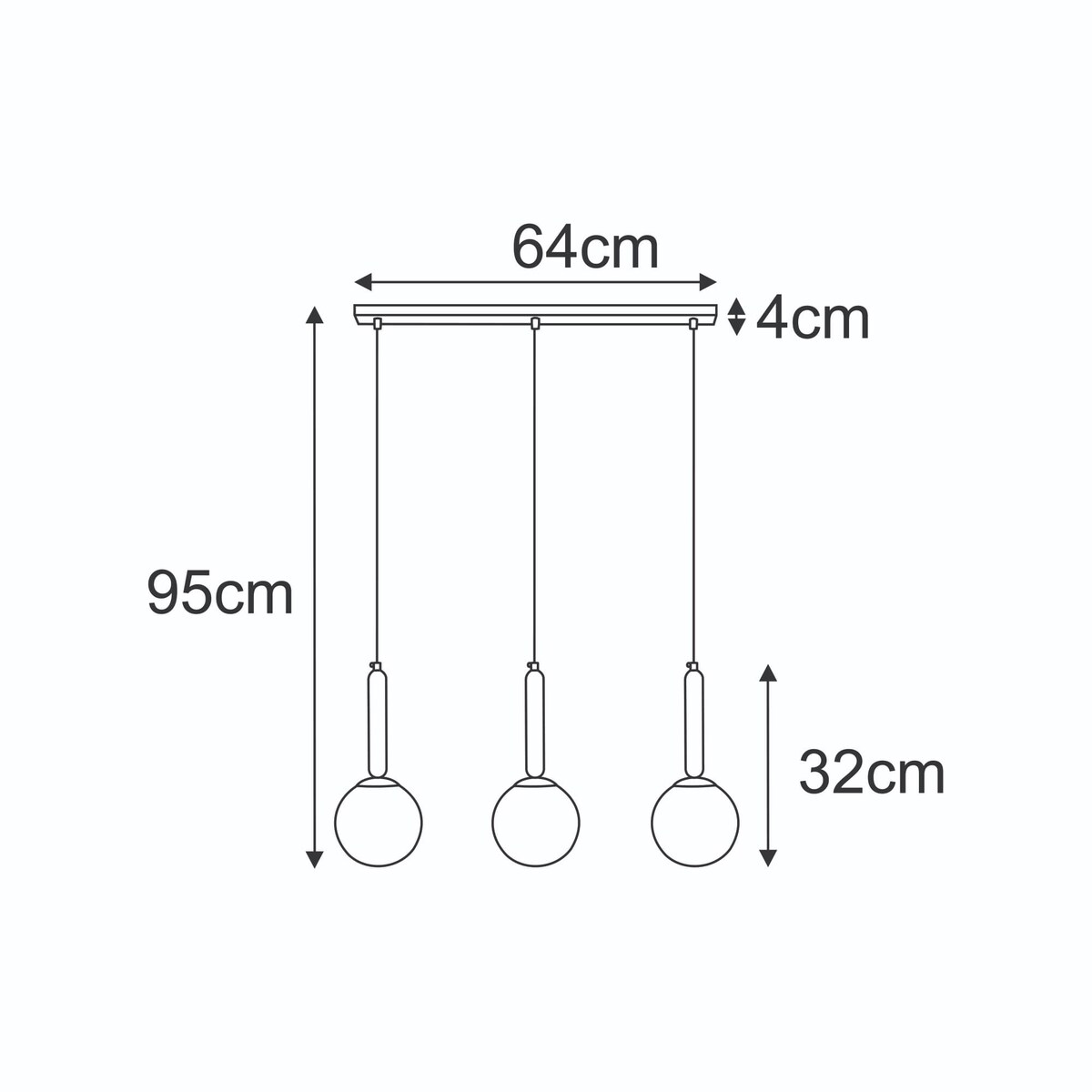 Lampa wisząca K-5866 z serii YUKI