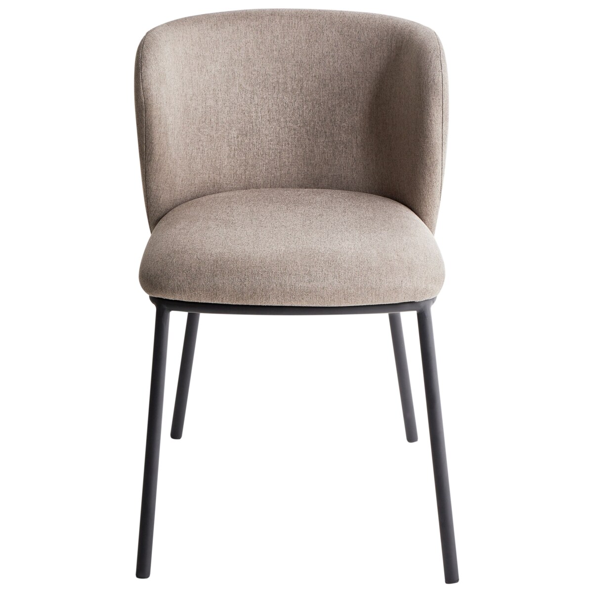 Zestaw 2 krzeseł do jadalni MINA Beżowoszary