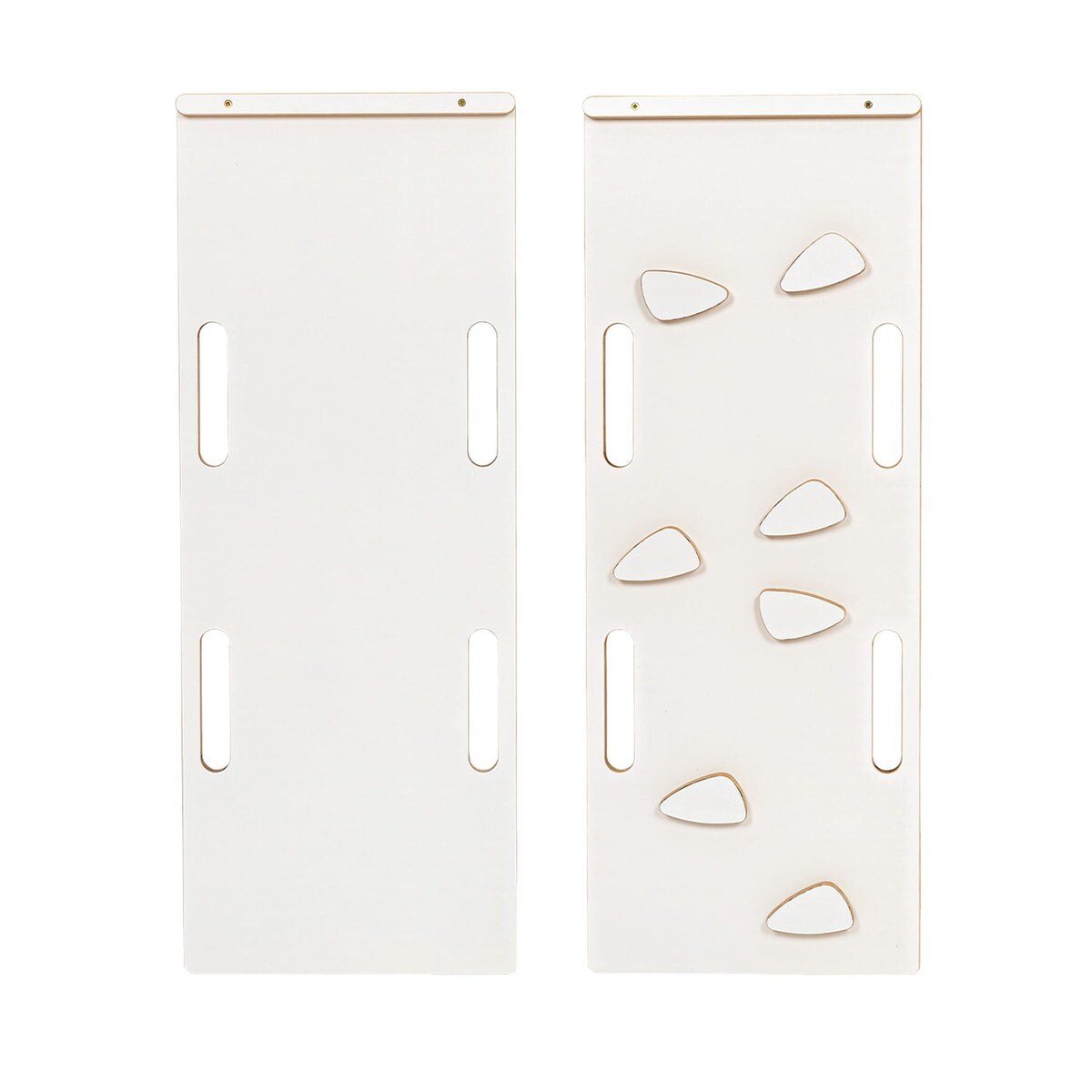 Large Dream Rocker Białe Drewno z Beżową Poduszką