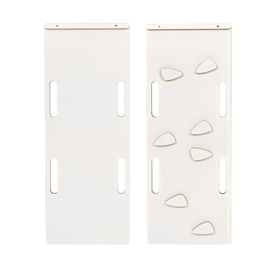 Large Dream Rocker Białe Drewno z Beżową Poduszką