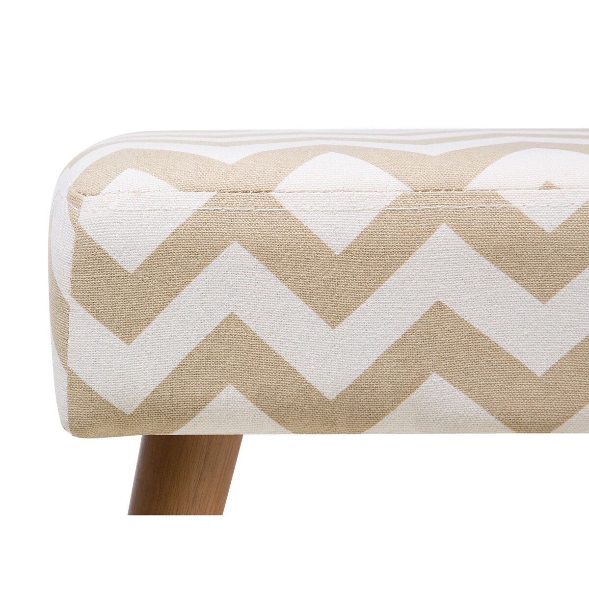 Stołek brązowo-biały TAKOMA