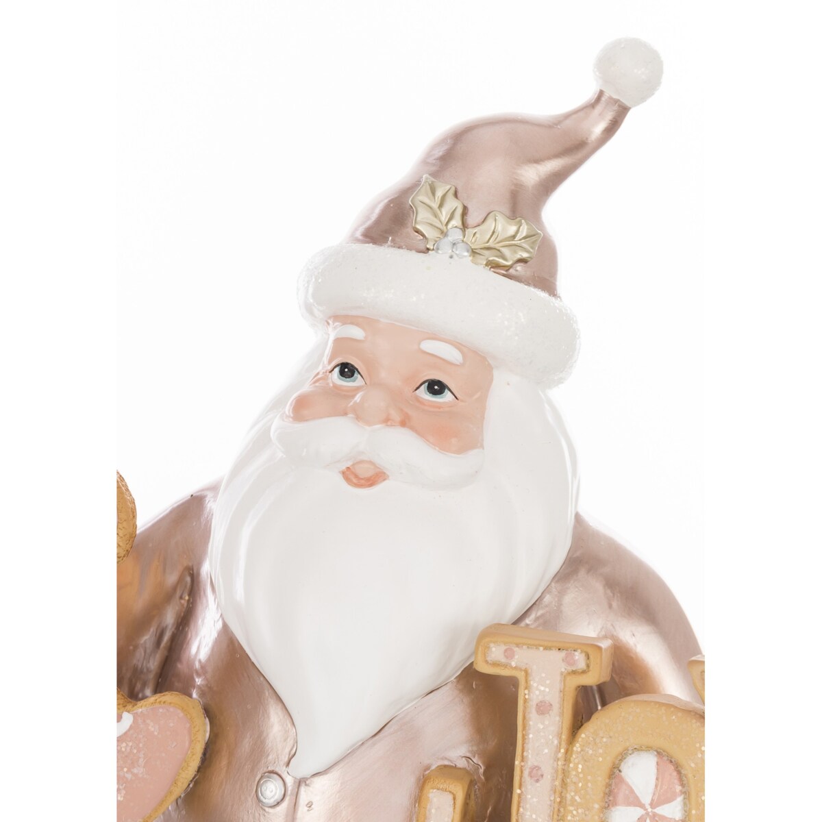 Figurka Święty Mikołaj z ciasteczkiem JOY 32,5x22x12 cm