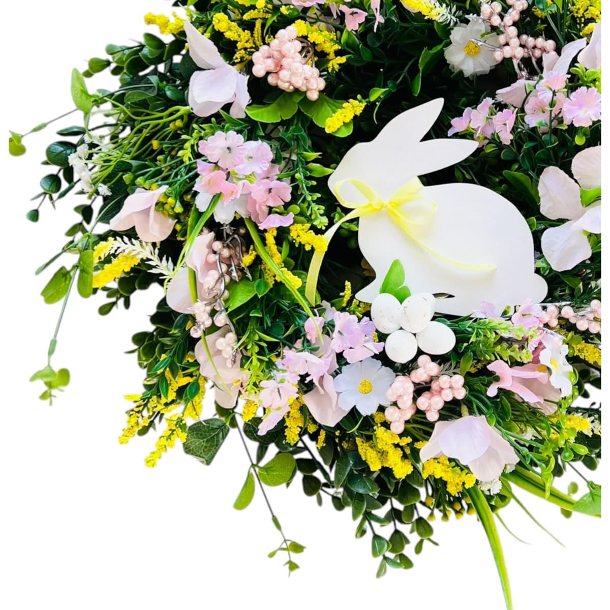 Wianek wielkanocny 50 cm stroik wiosenny XXL