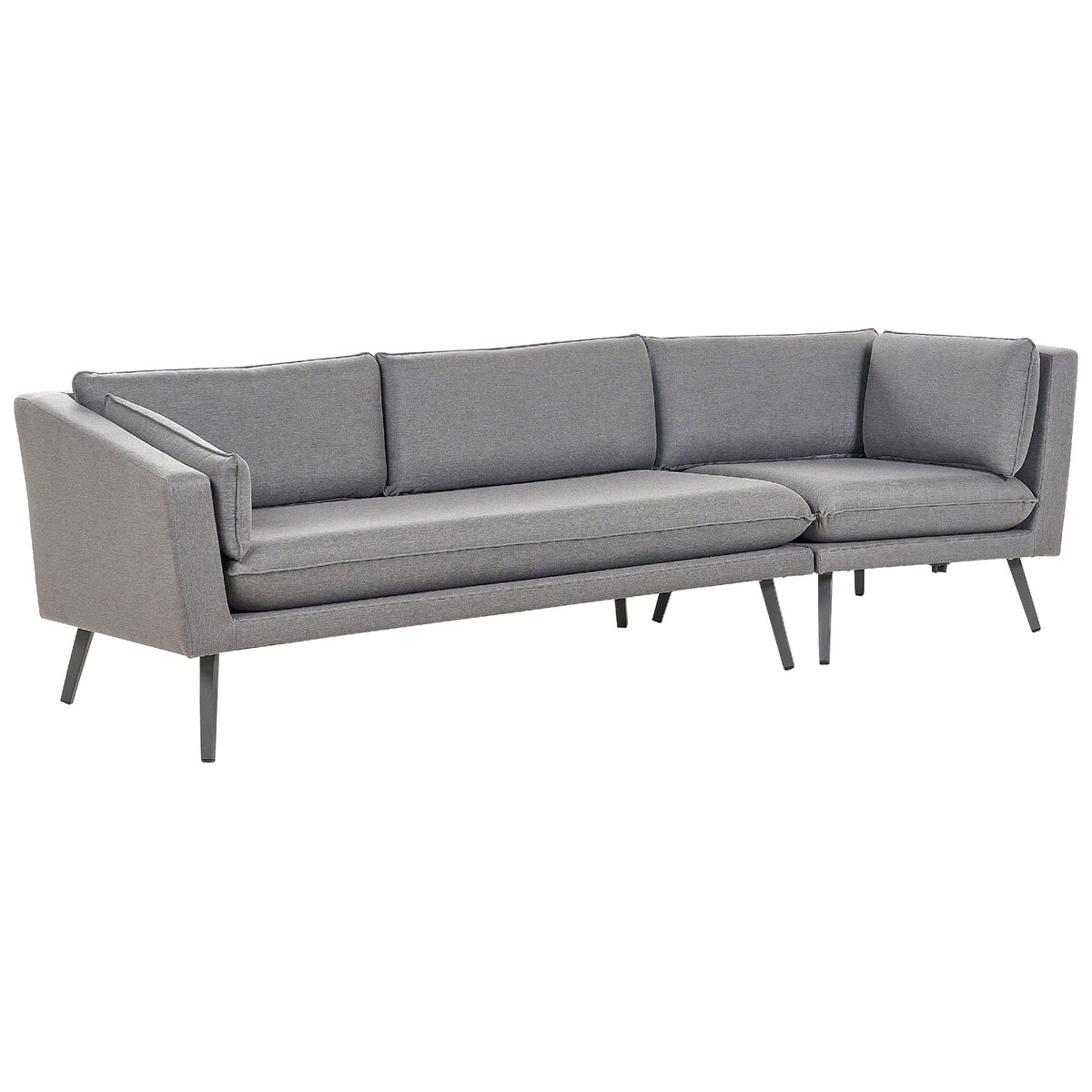 Sofa ogrodowa dla 3 osób LORETELLO Prawostronny Szary