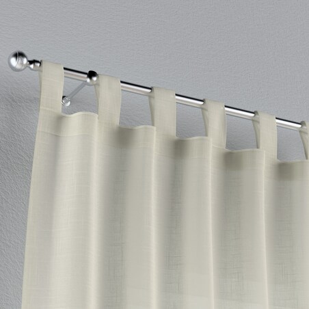 Zasłona na szelkach 1 szt. 130x245 prześwitujący ecru