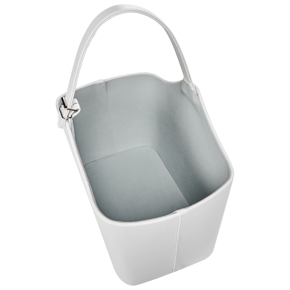 Kosz ekoskóra jasnoszary ELAM