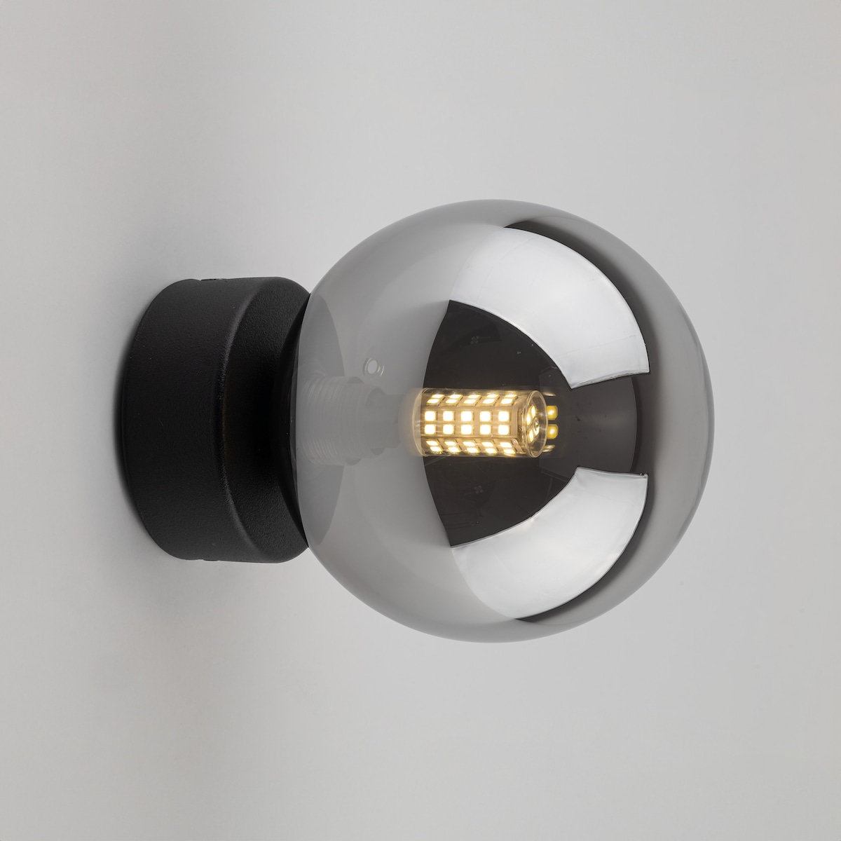 Kinkiet ESTERA BLACK 10255 TK Lighting czarny grafit G9 nowoczesna lampa ścienna do salonu sypialni IP20