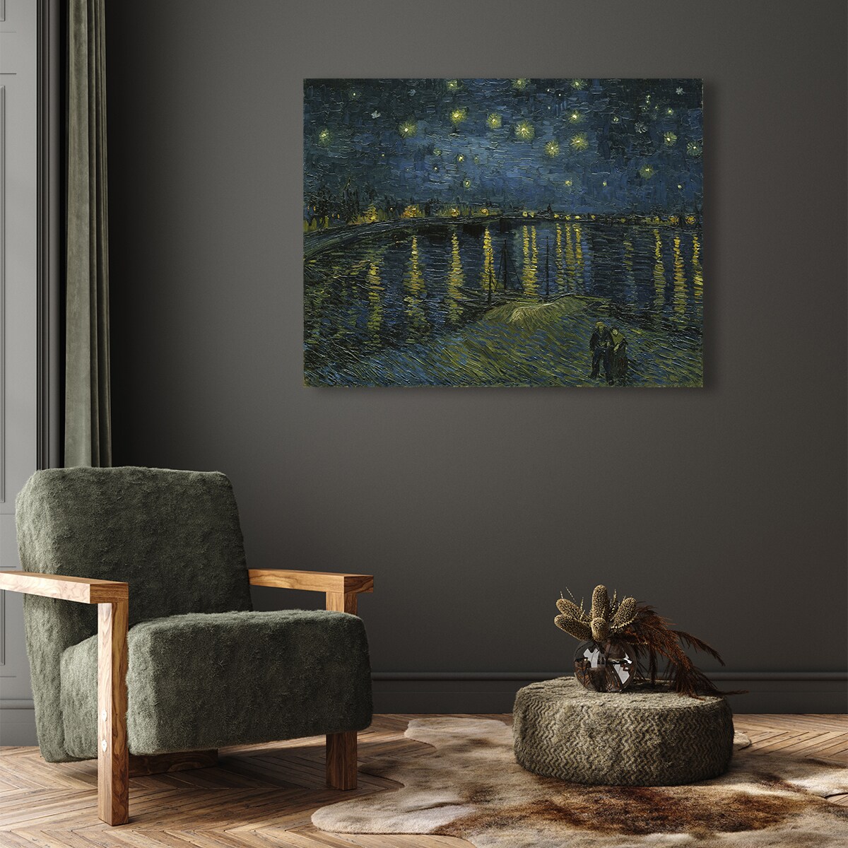 Gwiaździsta noc Vincent van Gogh Obraz 70cm x 90cm