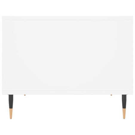 vidaXL Stolik kawowy, biały, 60x50x40 cm, materiał drewnopochodny