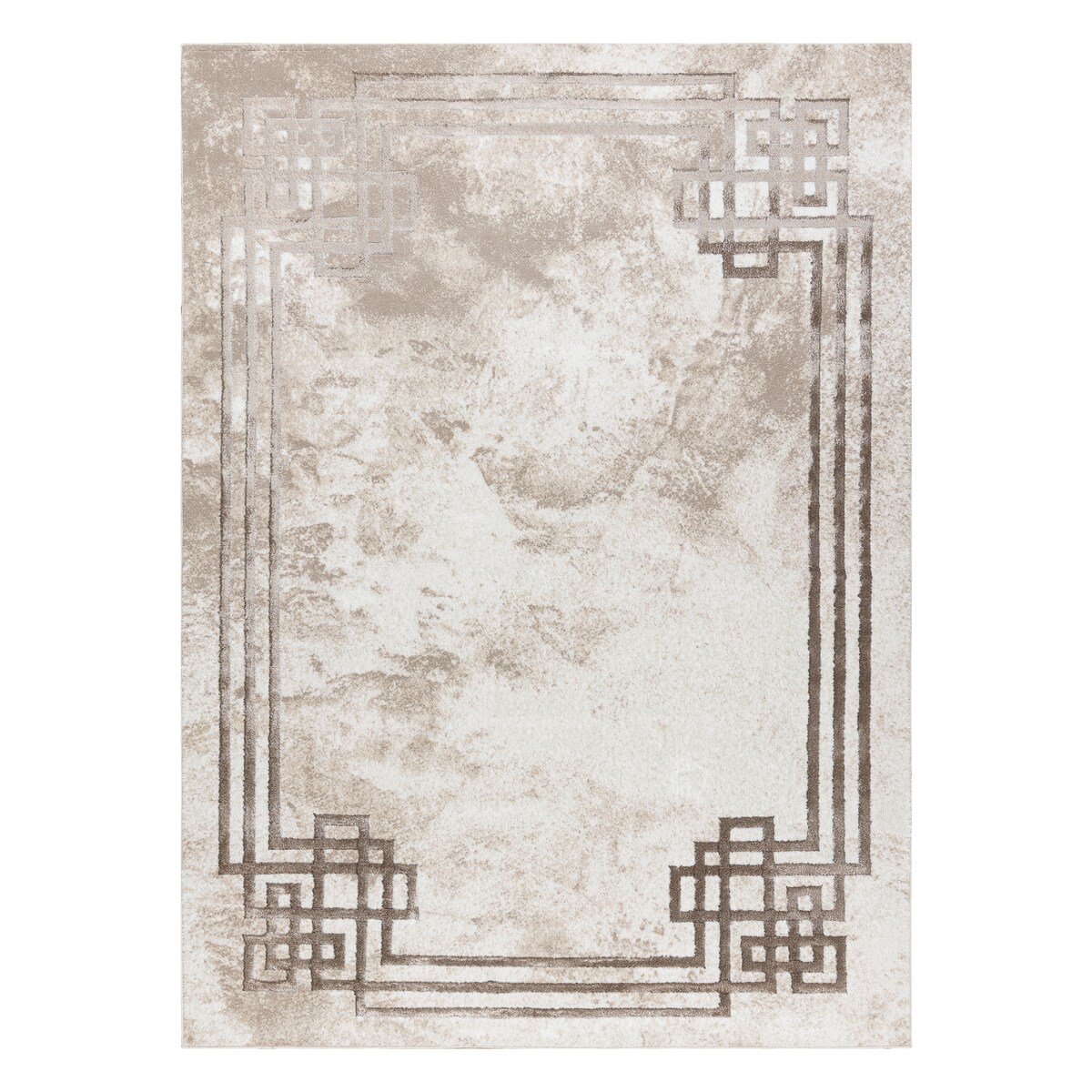 Dywan BLISS Z203AZ138 krem / beż - Ramka, 80x150 cm