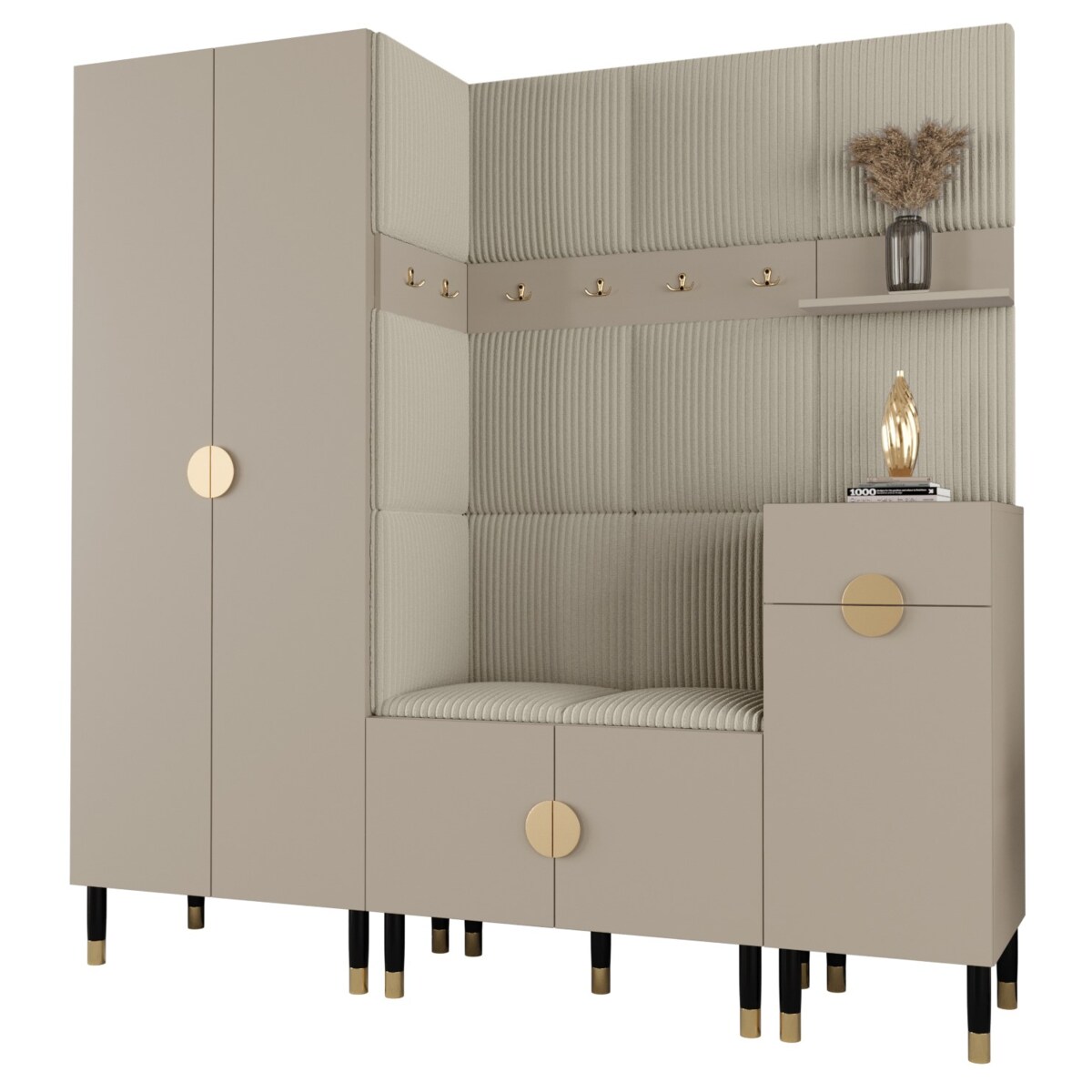 Garderoba do przedpokoju Abiks PALERMO 1 kaszmir+poso100